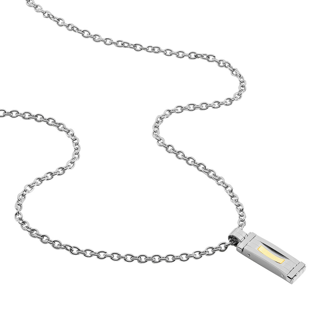 Collier Or Et Acier - Spannringe Herren | OROVIVO