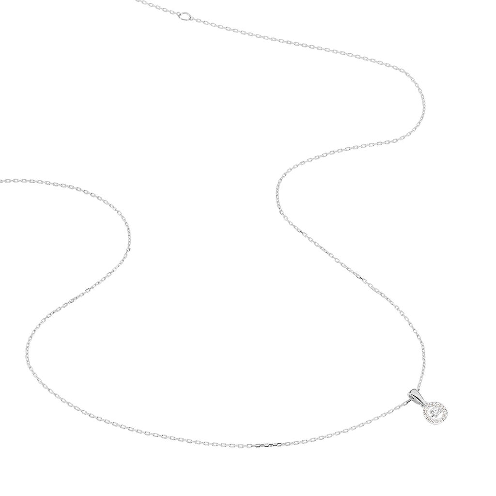 Collier Domitia Or Blanc Diamant - Spannringe Damen | OROVIVO