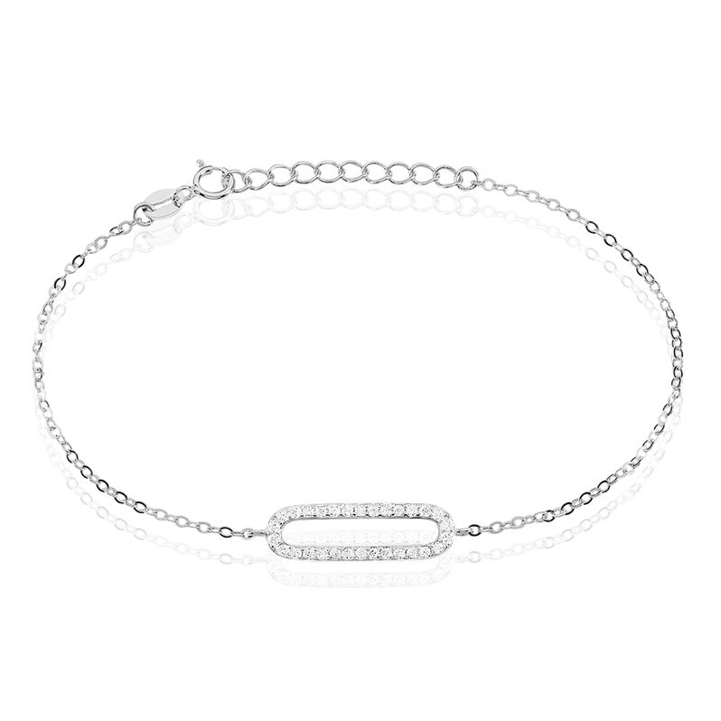 Bracelet Los Angeles  Argent Et Oxyde - Spannringe Damen | OROVIVO