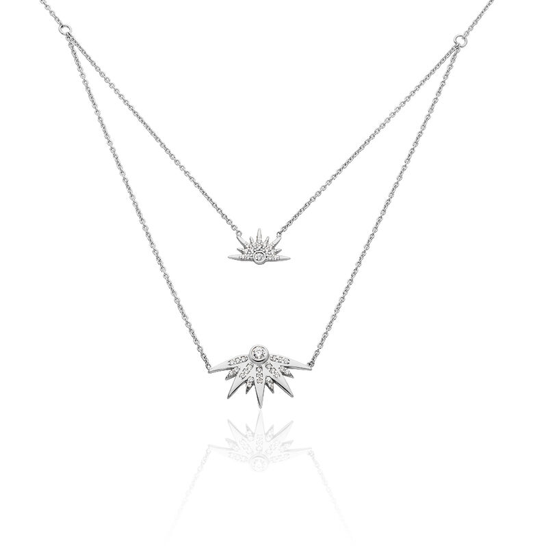 Collier Argent Rhodie Berta - Spannringe Damen | OROVIVO