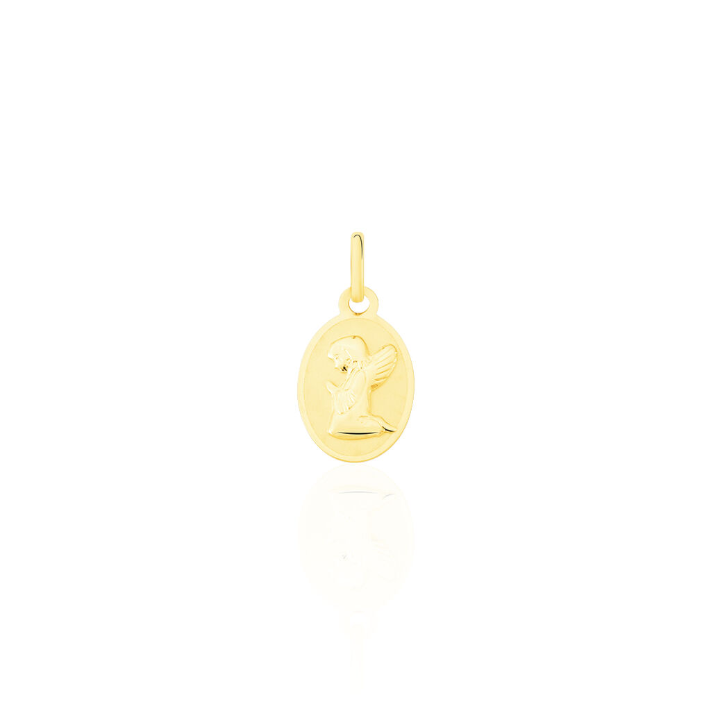 Kettenanhänger Gold 375 Schutzengel, Anhänger ohne Stein