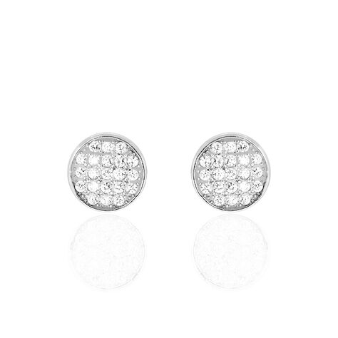 Damen Ohrstecker Silber 925 Zirkonia  - Ohrstecker Damen | OROVIVO