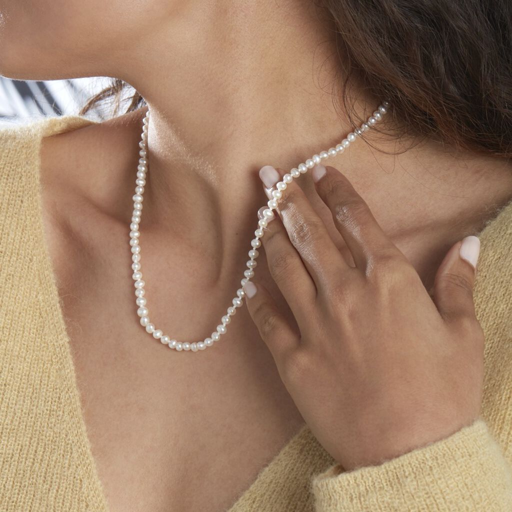 Collier Or Perle De Culture  - Spannringe Damen | OROVIVO