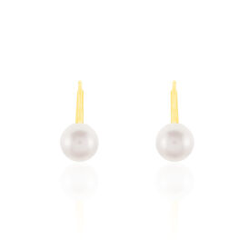 Damen Perlenohrringe Gold 585 Akoyaperlen 7,5-8mm - Ohrhänger Damen | OROVIVO