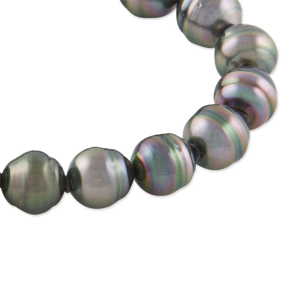 Bracelet Or Jaune  Et Perle - Spannringe Damen | OROVIVO
