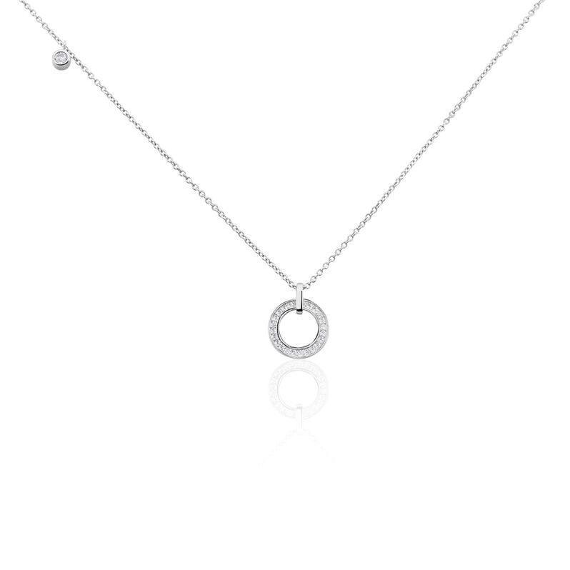Collier Argent Rhodié Diogo Oxydes De Zirconium - Spannringe Damen | OROVIVO