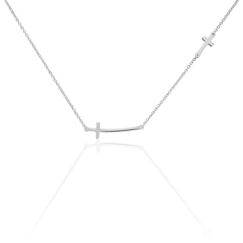 Damen Halskette Silber 925 Kreuz - Halsketten Damen | OROVIVO