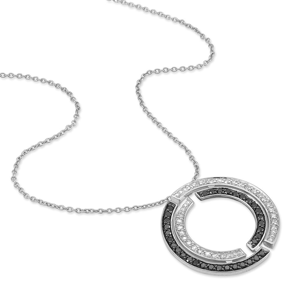 Collier Gravity Or Blanc Diamant - Spannringe Damen | OROVIVO