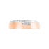 FADA Damen Ring Gold Bicolor 375 (9 Karat) Diamant Wei&szlig; 0,04 ct