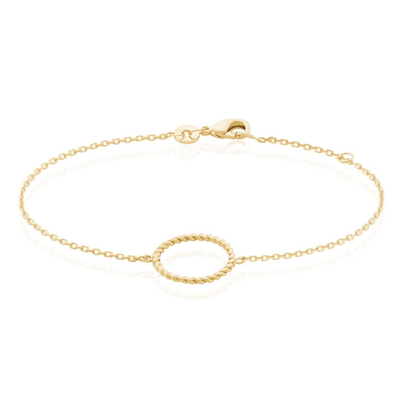 Bracelet Plaque Or Jaune Louva - Spannringe Damen | OROVIVO