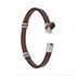 BRUCE 1 Herren Armband Leder Bicolor