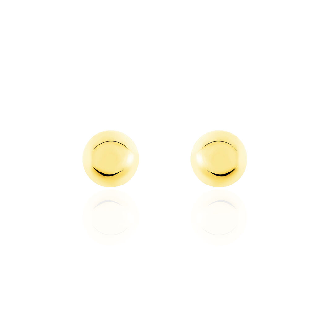 Damen Ohrstecker Gold 375 Kugel 4mm - Ohrstecker Damen | OROVIVO