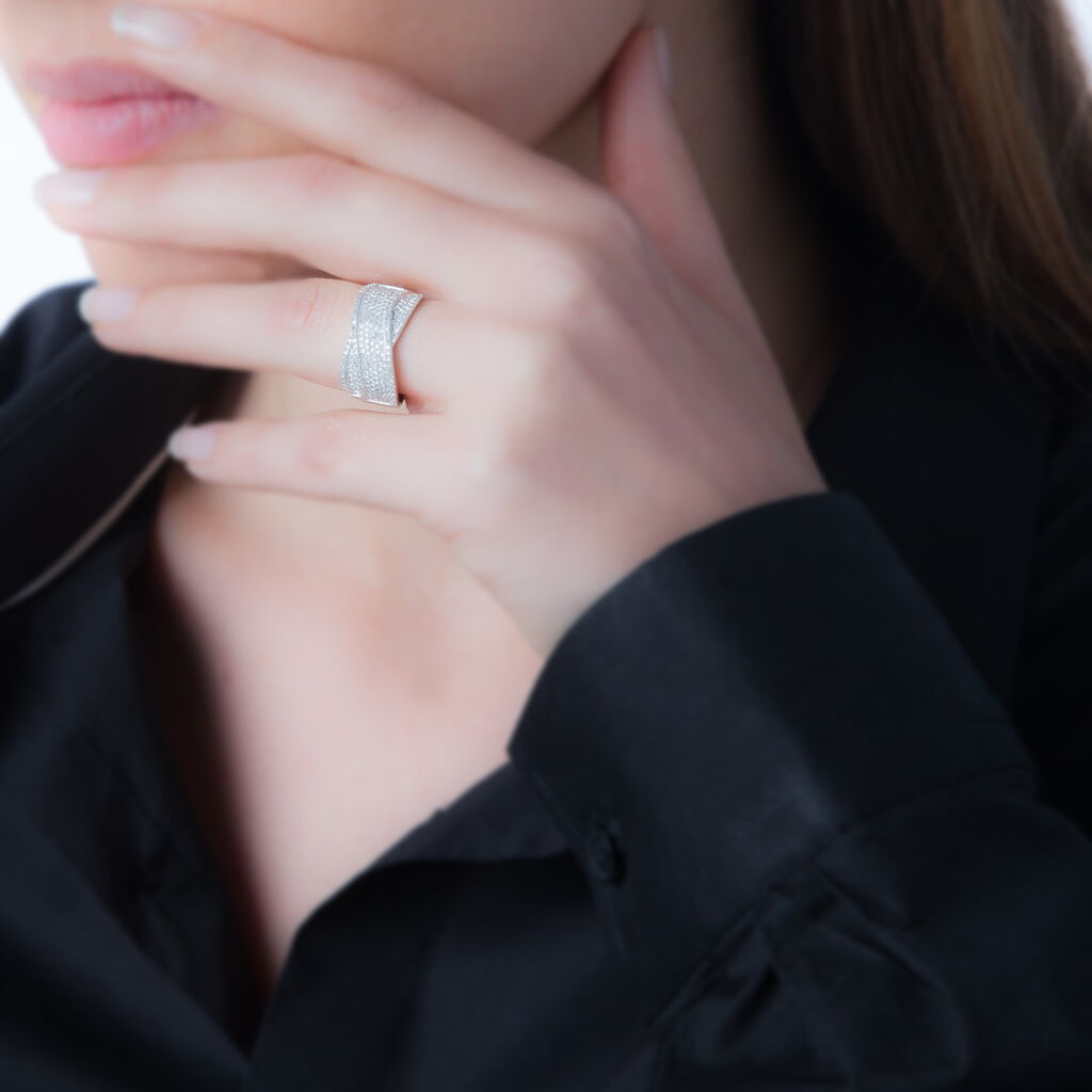 Bague Elyne Or Jaune Diamant - Spannringe Damen | OROVIVO