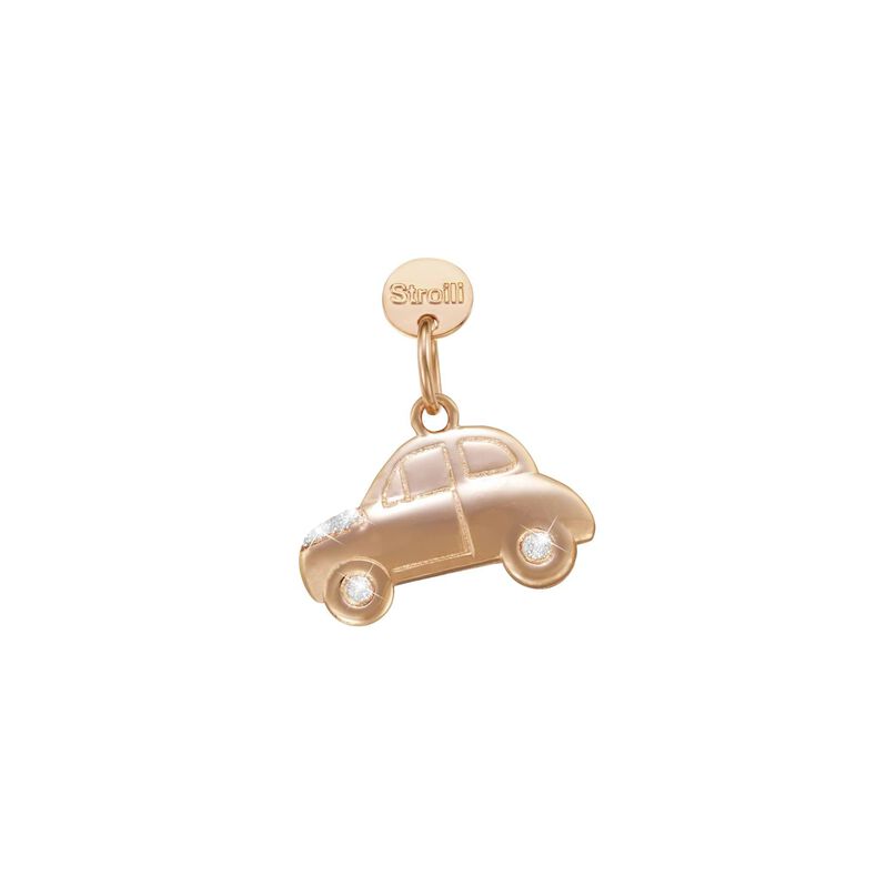 Cham in argento rosato e glitter - Spannringe Damen | OROVIVO