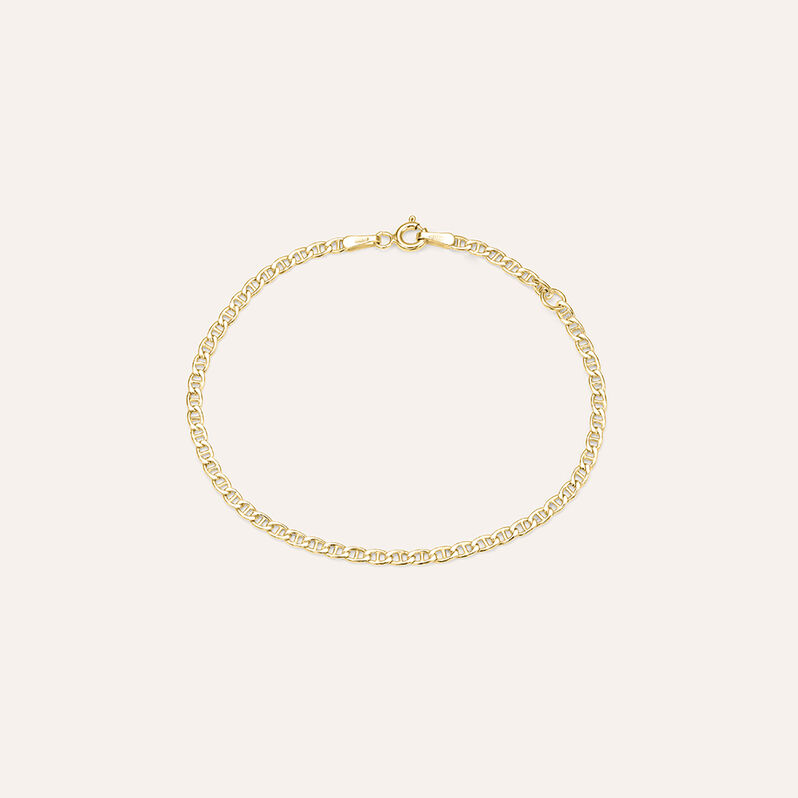 Bracciale Catena Baby Gold Oro Giallo - Spannringe Kinder | OROVIVO