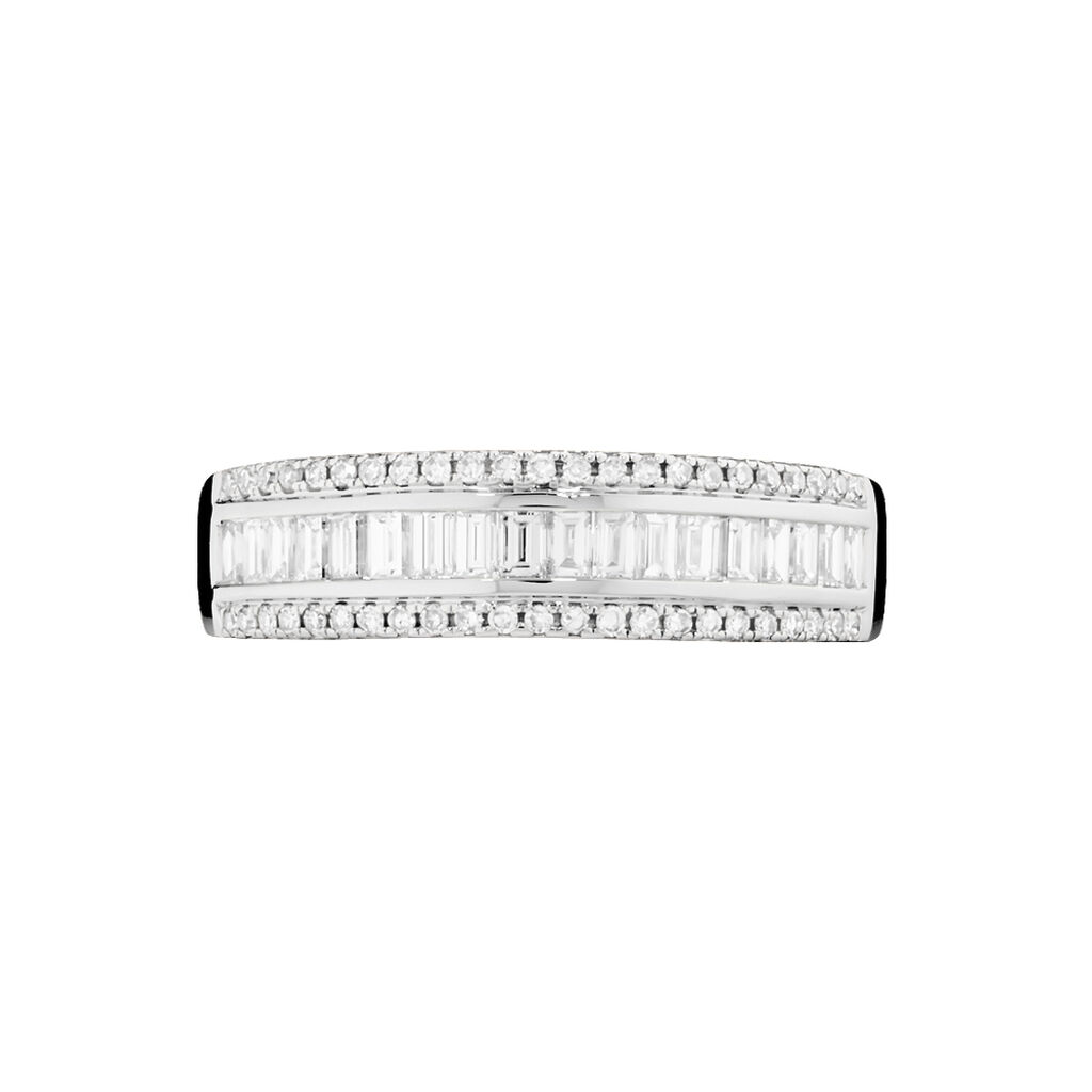 Bague Eugenie Or Blanc Diamant - Spannringe Damen | OROVIVO