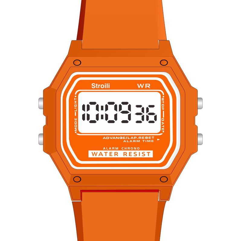 Cronografo digitale in silicone - Spannringe Unisex | OROVIVO