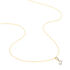 CORI Damen Collier Gold 375 (9 Karat) Zuchtperle Perlmutt Welle