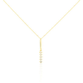 Damen Halskette Gold 375 Zirkonia - Ketten mit Anhänger Damen | OROVIVO