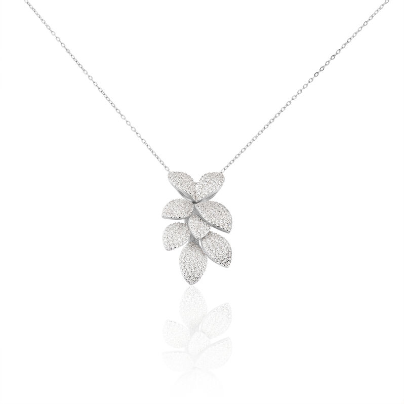 Collier Argent Rhodie Flora - Spannringe Damen | OROVIVO