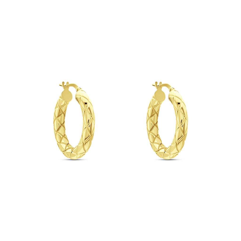 Damen Creolen Gold 375 Ruxandra - Creolen Damen | OROVIVO