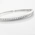 Damen Armreif / Armspange Silber 925 Zirkonia Wei&szlig;