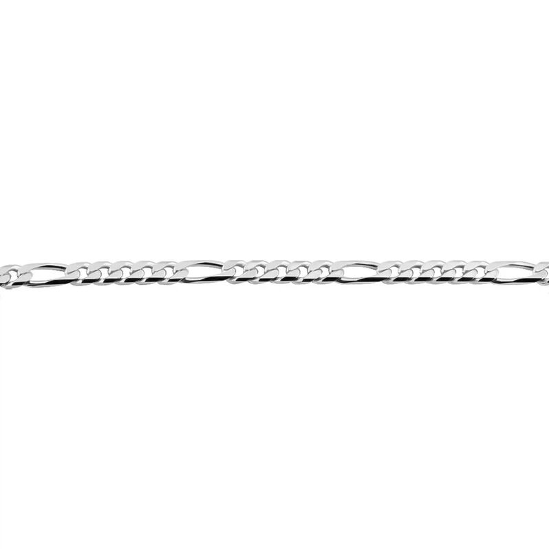 Herren Figarokette Silber 925 rhodiniert - Halsketten Herren | OROVIVO