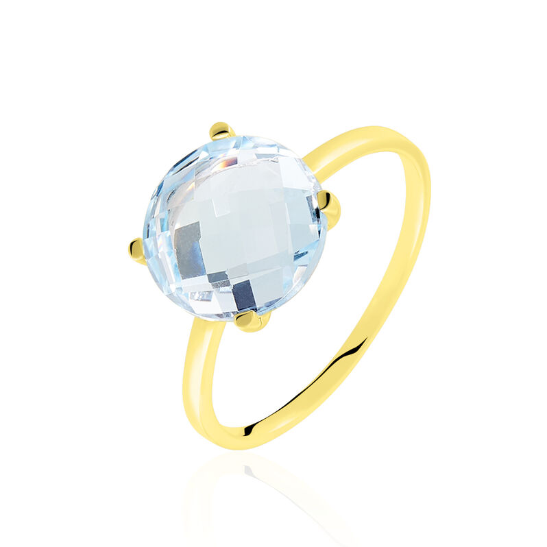 Solitaire Or Weiss Armantia Topaze - Spannringe Damen | OROVIVO
