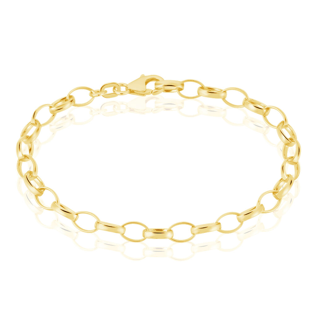 Damenarmband Erbskette Silber 925 Vergoldet  -  Damen | OROVIVO