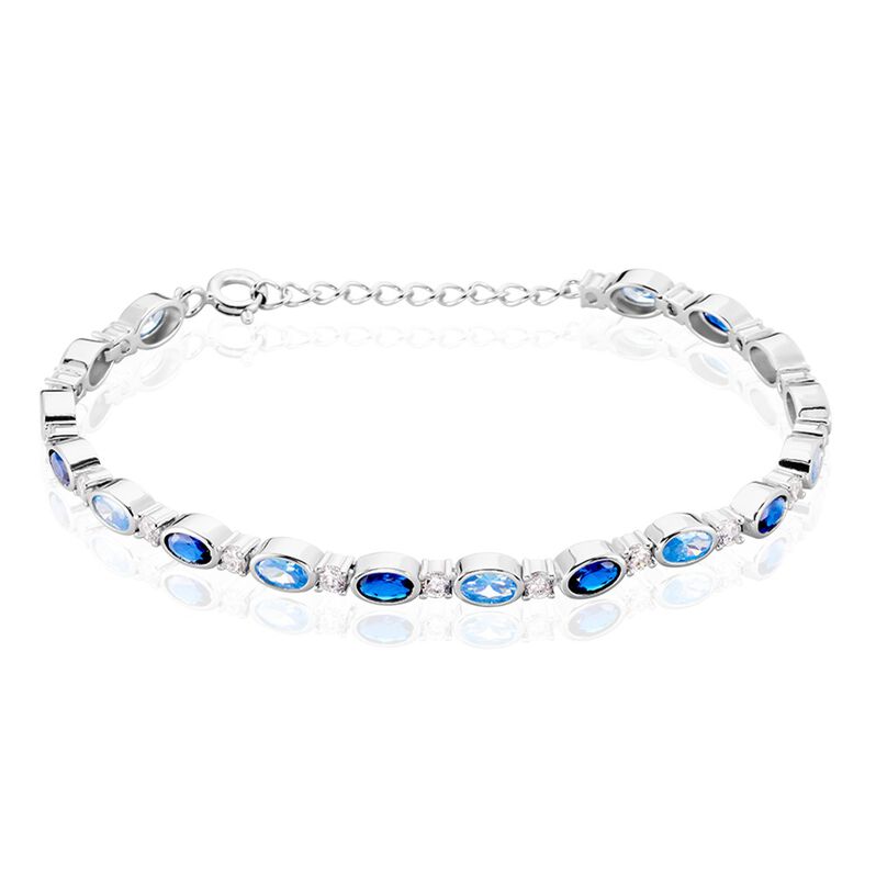 Bracelet Brielle Argent Weiss Oxyde De Zirconium - Spannringe Damen | OROVIVO