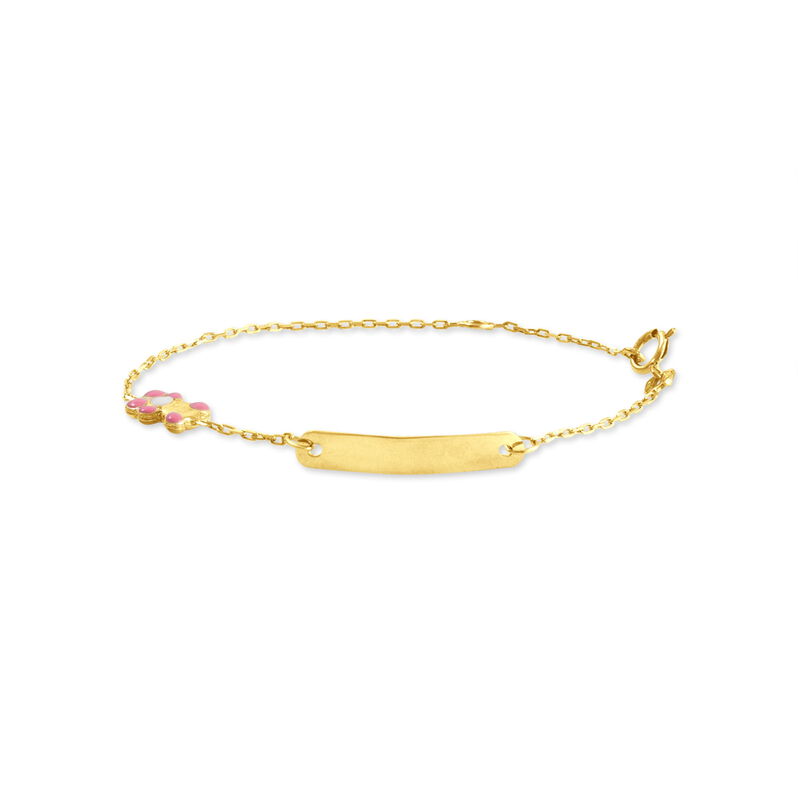 Bracelet Identité Yannic Or Jaune - Spannringe Kinder | OROVIVO