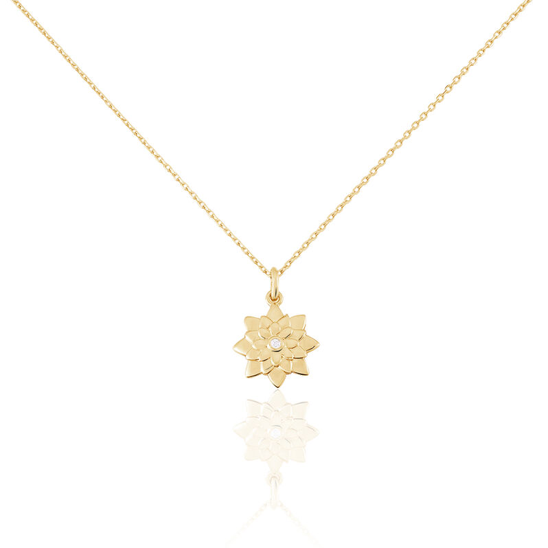Kette Vergoldet Amsatou Blume Von Lotus - Spannringe Damen | OROVIVO