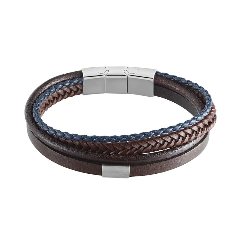 Herren Lederarmband Edelstahl  - Armbänder Herren | OROVIVO