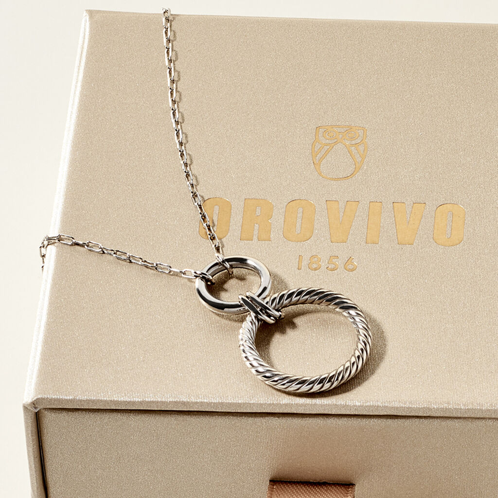 ALANA Damen Collier Silber Silber 925 B 0,9 mm