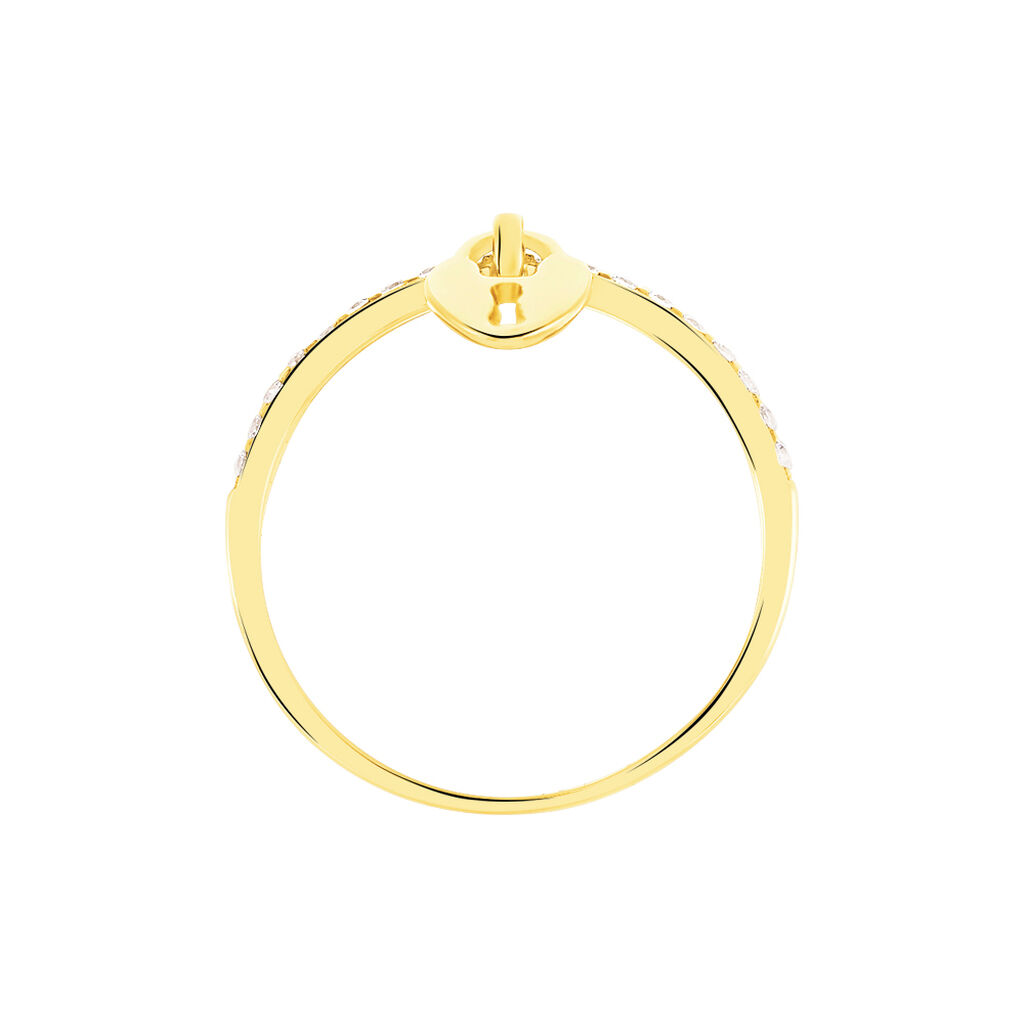 Collier Or Jaune Stacy - Spannringe Damen | OROVIVO