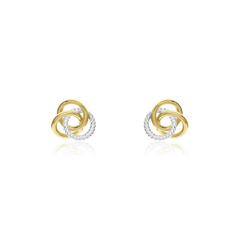 Damen Ohrstecker Messing Gold 750 plattiert - Ohrstecker Damen | OROVIVO