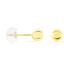 FIDELIA BOULE Damen Ohrstecker Gold 375 (9 Karat) Ball