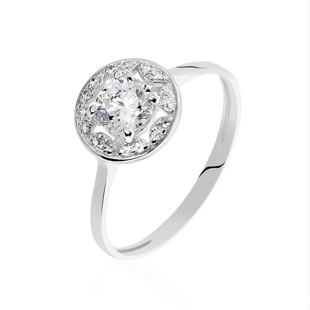 Bague Or Weiss Renata Rosace - Spannringe Damen | OROVIVO