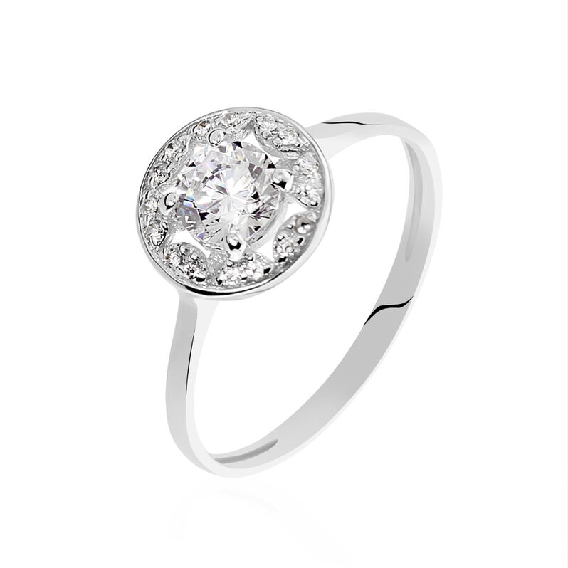Bague Or Weiss Renata Rosace - Spannringe Damen | OROVIVO