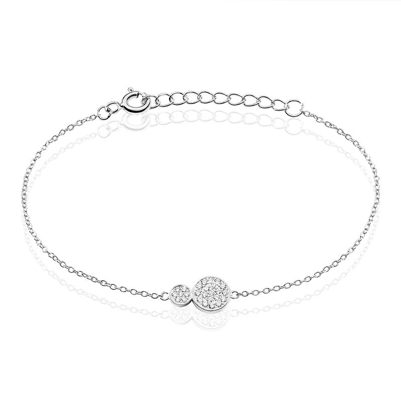 Bracelet Regina Argent  Et Oxydes - Spannringe Damen | OROVIVO