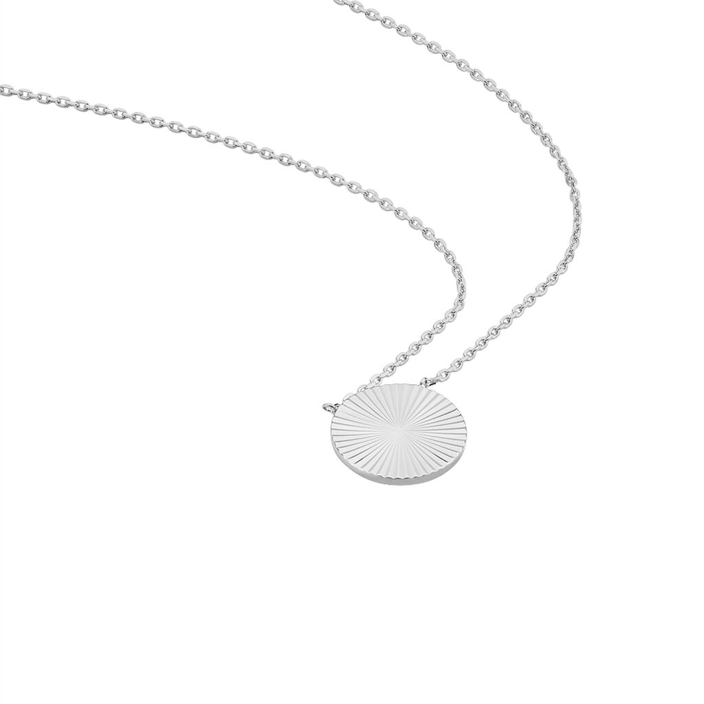 Collier Argent Rhodie Athena Cercle - Spannringe Damen | OROVIVO