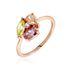 BLUMENA Damen Ring Silber rosevergoldet 925 Zirkonia Wei&szlig; 0,000 ct Blume