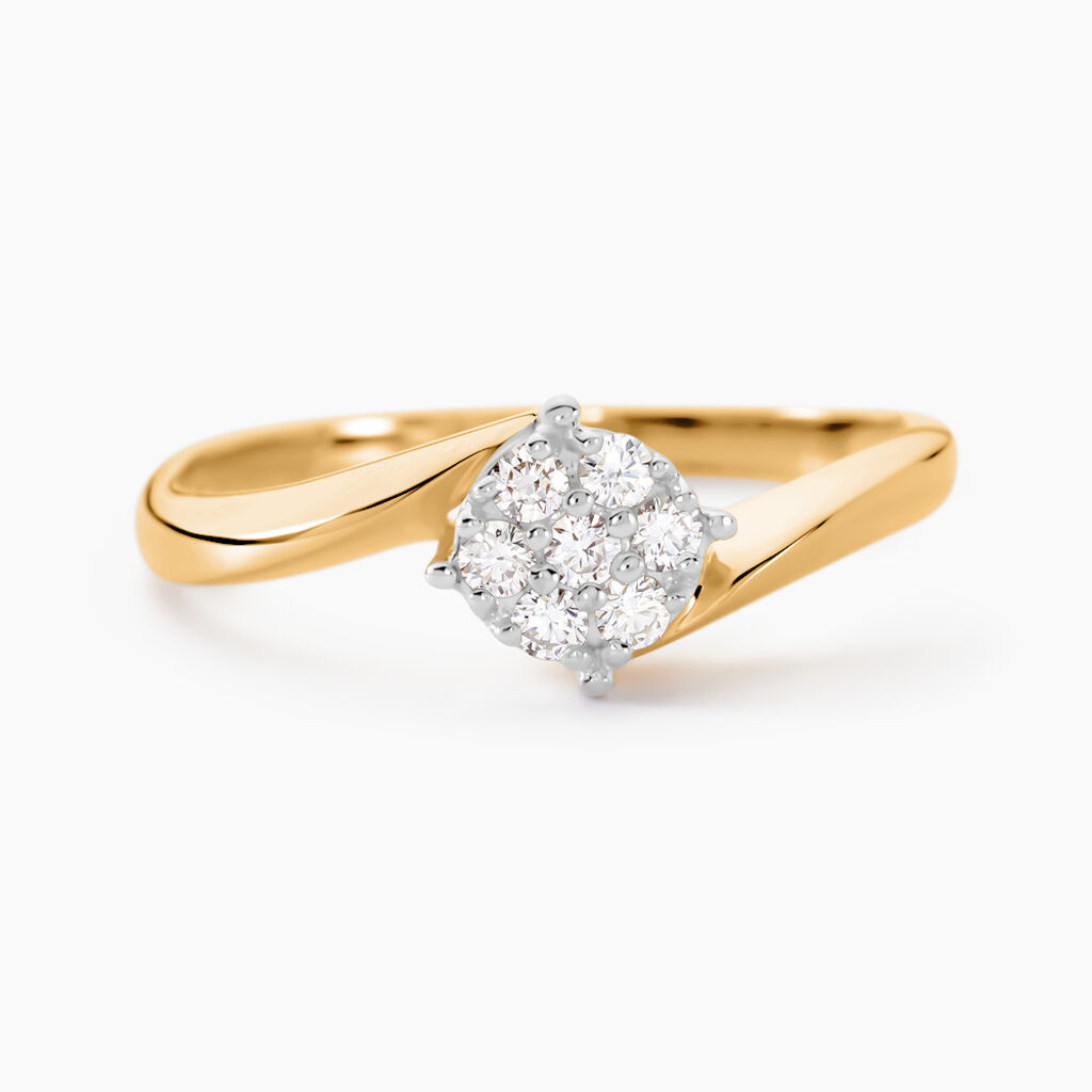 Solitaire Or Et Diamant - Spannringe Damen | OROVIVO
