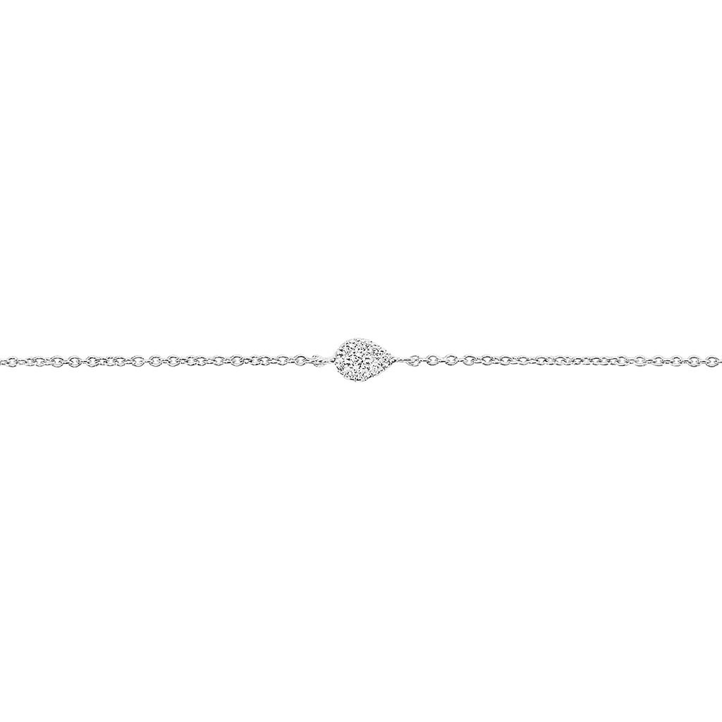 Bracelet Adhira Or Blanc Diamant - Spannringe Damen | OROVIVO