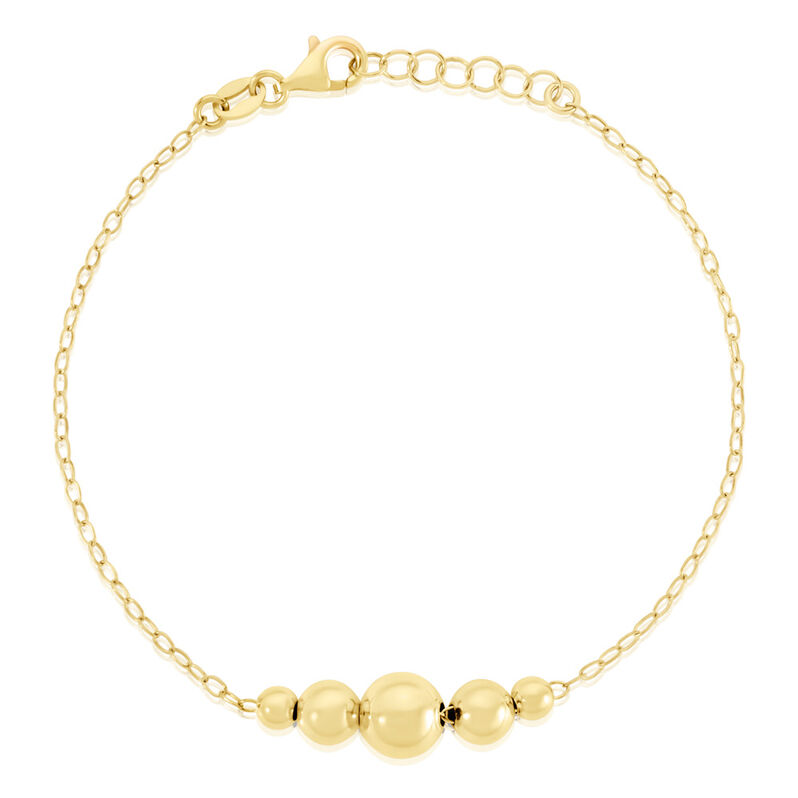 JULE Damen Armband Silber vergoldet 925 B 1,3 mm - Armb&auml;nder Damen | OROVIVO