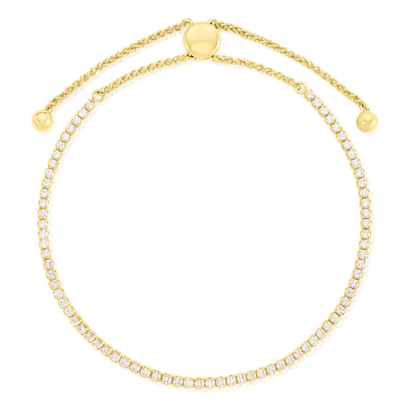 TALIA Damen Armband Silber vergoldet 925 Zirkonia Wei&szlig; 2,17 ct - Armb&auml;nder Damen | OROVIVO