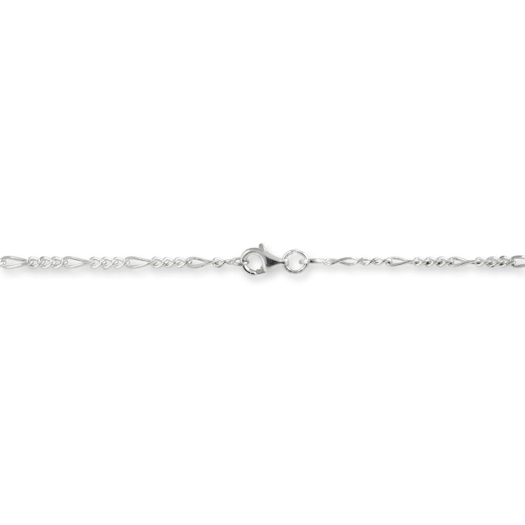 Chaîne Lyndsayae Maille Alternée 1/3 Argent Blanc - Spannringe Herren | OROVIVO