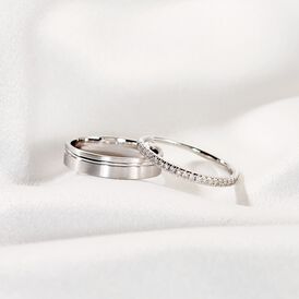 Unisex Ehering Silber 925 - Eheringe Unisex | OROVIVO