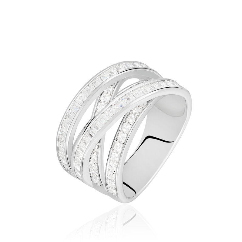 Damen Ring Silber 925 Zirkonia Rina  - Ringe mit Stein Damen | OROVIVO