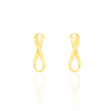Damen Creolen Gold 375 Welle - Creolen Damen | OROVIVO